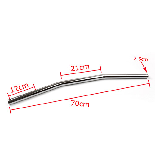 1" 25mm Handlebar Drag Bar Motorcycle Universal Harley Yamaha Suzuki Kawasaki VTX Shadow Chrome