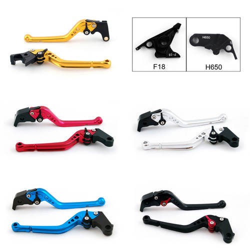 Standard Staff Length Adjustable Brake Clutch Levers Honda CBR650F CB650F 2014-2015 (F-18/H-65)