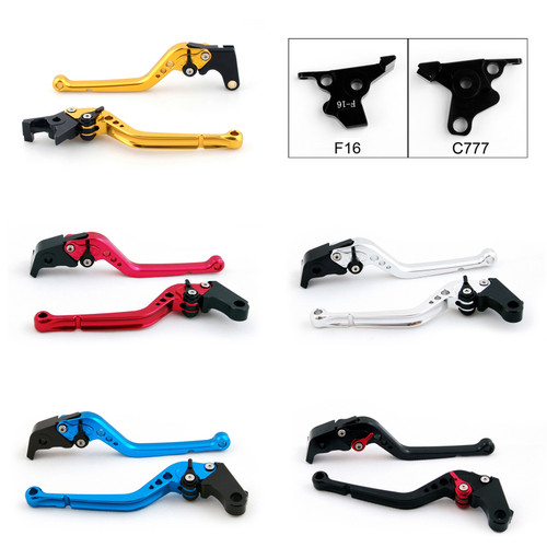 Standard Staff Length Adjustable Brake Clutch Levers Yamaha SUPERTENERE XT1200ZE 2012-2017 (F-16/C-777)