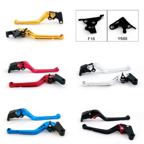 Standard Staff Length Adjustable Brake Clutch Levers Yamaha XJ6 DIVERSION 2009-2015 (F-16/Y-688)