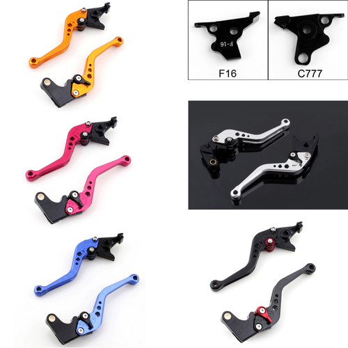 Shorty Adjustable Brake Clutch Levers Yamaha FJR 1300 2004-2017 (F-16/C-777)