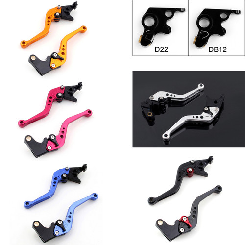 Shorty Adjustable Brake Clutch Levers Ducati 400 MONSTER 2004-2007 (DB-12/D-22)