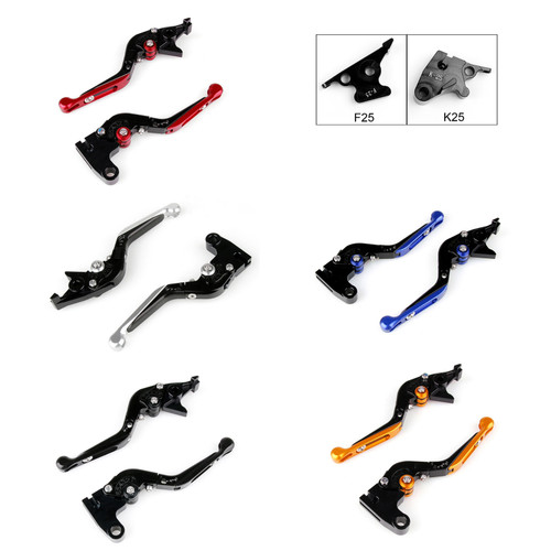 Staff Length Adjustable Brake Clutch Levers Kawasaki NINJA 250R 2008-2012 (F-25/K-25)