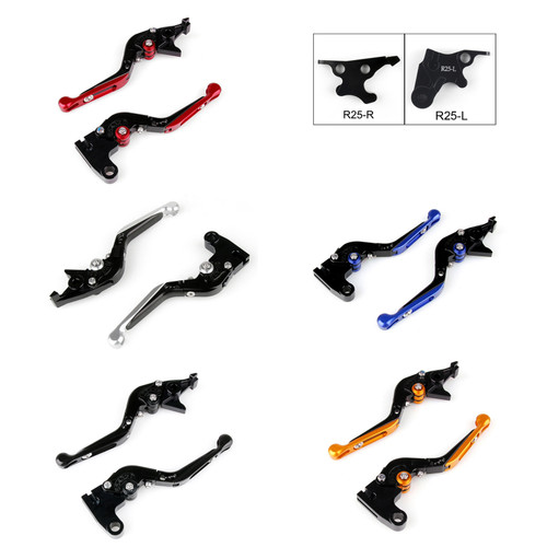 Staff Length Adjustable Brake Clutch Levers Yamaha YZF R25 2014-2015