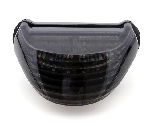 LED Tail Light With Integrated Turn Signals For Kawasaki Ninja ZX-6R/636 & ZX10R (Clear Lens, TL-353-Clear)