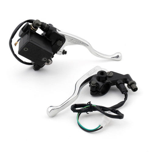 Levers Set Hydraulic Master Cylinder Brake Cable Clutch Yamaha