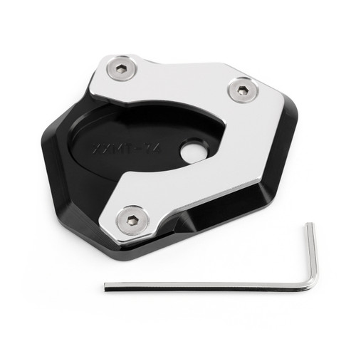 Side Pad Kickstand Stand Extension Plate Kawasaki Z650 Z900 (2017), Black