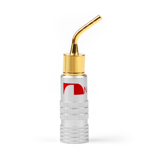 Mad Hornets 1PCS 2mm Banana Pin Plug Gold Plated Aluminum Shell Audio Speaker Adapter Red