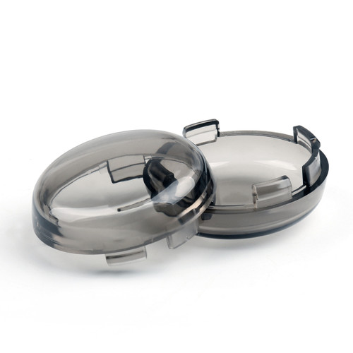Turn Signal Light Lens Cover Plastic For Harley Electra Glide Heritage Softail, Smoke