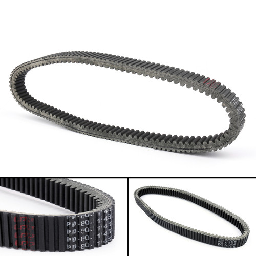 Drive Belt 0627-048 For Arctic Cat 4-STROKE TOURING TRAIL, BEARCAT 340 440 550 570, Cat PANTHER 340 370 660 600, T660, Black