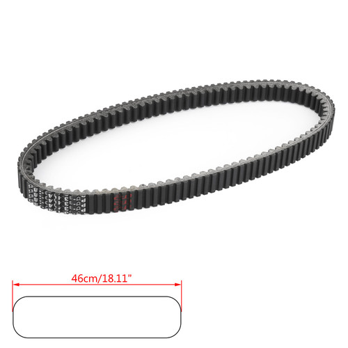 Drive Belt For Peugeot Geopolis 400 ABS Urban 400, Peugeot Satelis 400 500 ABS RS, Geopolis 500 Premium 500, Black