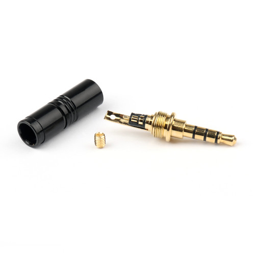 CablesOnline 2-Pack 3.5mm (1/8in) Stereo TRRS 4-Pole Male