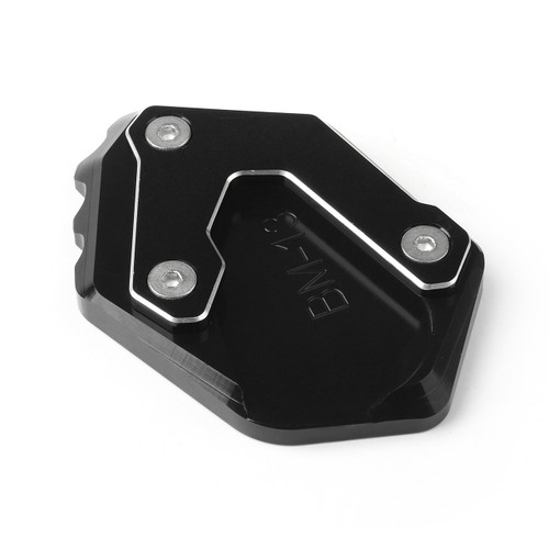 Kickstand Sidestand Plate Extension pad For BMW R1200GS LC 13-15 Black