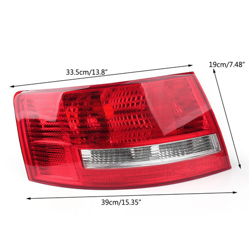 Left Driver'S Side Tail Light Cover For Audi A6 Quattro S6 06-08 Halogen