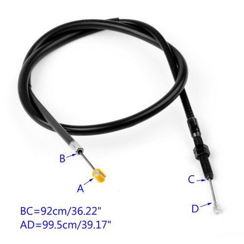 Wire Steel Clutch Cable Replacement For Yamaha MT09 MT 09 1417 Black Mad
