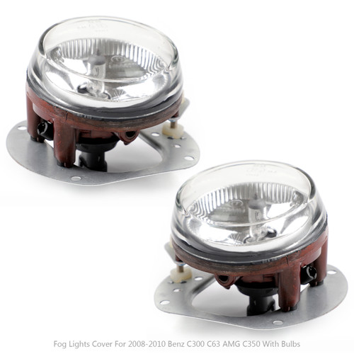 2 PCS Bumper Fog Front Light Lamp W/Bulb For Mercedes CLK350 ML320 ML450 ML550 R350 SLK300 SLK350