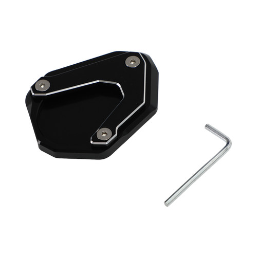 Kickstand Side Stand Extension Pad For BMW R900RT 09-10 R1200R 06-14 R1200ST 03-07 Black