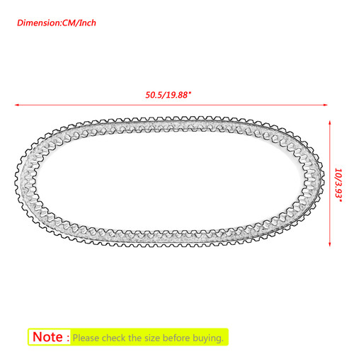 Drive Belt For Ski-Doo MX Z Renegade X 06-07 Mach Z Adrenaline 05-08  LT 1000 SDI 06-08 Summit Highmark 05-08 Mach Z A X Summit 1000