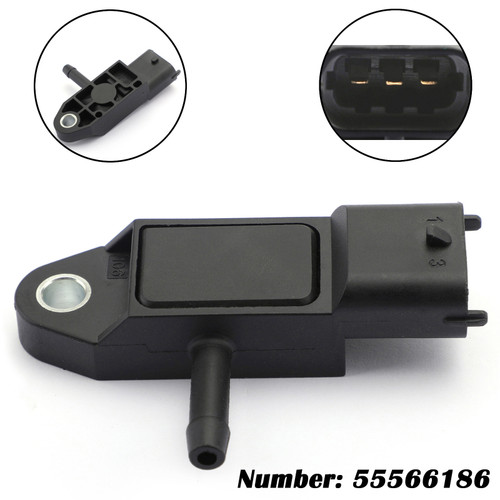 DPF Pressure Sensor For Buick Vauxhall Astra Corsa Insignia Zafira Opel Black