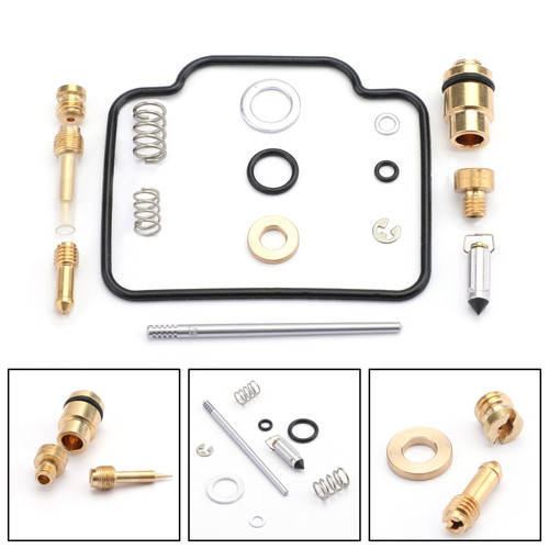 Carburetor Rebuild Repair Kit For Suzuki LTF4WDX King Quad 300 91-98 Black