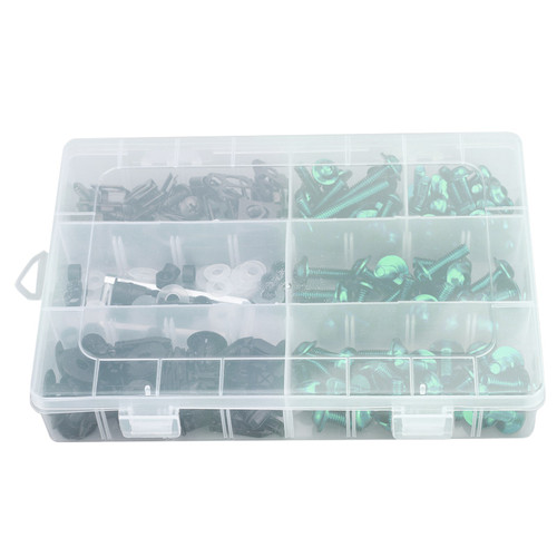 Fairing Bolt Kit Bodywork Screws for Ducati 1098 1198 S 1199 748 749 750 848 900 916 996 998 999 Monster 1100 400 600 695 Multistrada 1000 Streetfighter 848 Green