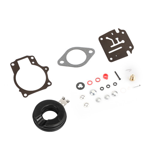 2PCS Carburetor Carb Rebuild Repair Kit w Float For Johnson Evinrude 396701 18/20/25/28/30/35/40/45/48/50/60/70/75 HP