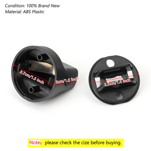 Ignition Key Knob Push Turn Switch & Base Mount Set For Mazda CX-9 07-14 CX-7 07-12 speed 6 06-07 Black