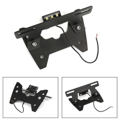Rear License Plate Holder Bracket For Suzuki GSX-R 600 2008-2010 Black