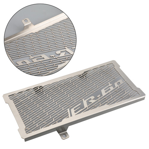 Stainless Steel Radiator Guard Prorector  for Kawasaki ER-6F ER-6N 12-16 Silver