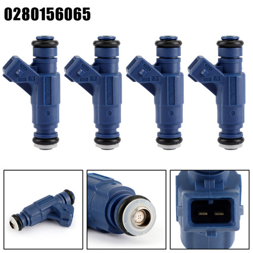 4PCS Fuel Injector 0280156065 For Audi A4 Quattro 1.8L