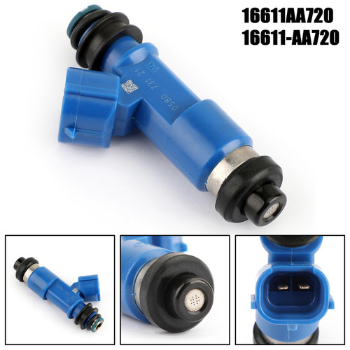 1x Dark Blue 565cc Fuel Injector For Impreza WRX 06-14 Forester 06-13 Legacy 12 Impreza EJ255 EJ257 08-11 EJ255 08-10 EJ257 08-10 EJ255 06-07 EJ255 08-11 Blue