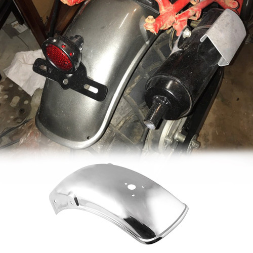 Rear Hugger Fender Mudguard for Suzuki GN125 GN250 Silver