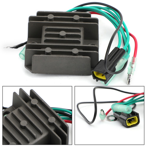 Voltage Regulator Rectifier for Yamaha 75C 00-16 80A 00-05 90 00-10 90A 00-17 C90 00-01 outboard 6H0-81960-10