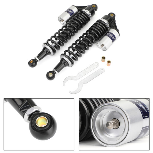 Universal 2PCS 375mm 14.75" Shock Absorbers Suspension For Honda Yamaha Polaris ATV Quad