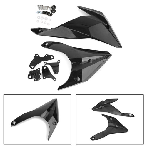 Engine Panel Belly Pan Lower Cowling Cover Fairing for Kawasaki Z400 2018-2023 GBLK