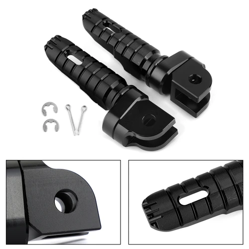 Front Footpegs Fit For HONDA CB125R 250R 300R 18-19 CB1100/RS/SX CBR400R 13-19 CB600F 98-13 VFR1200F 10-19 MSX125/GROM125 14-19 Black
