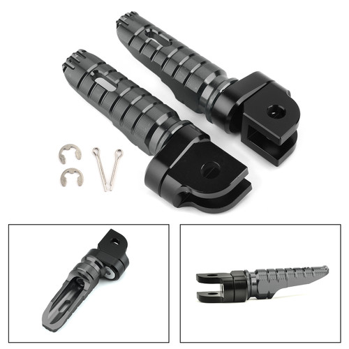 Front Footpegs Fit For HONDA CB125R 250R 300R 18-19 CB1100/RS/SX CBR400R 13-19 CB600F 98-13 VFR1200F 10-19 MSX125/GROM125 14-19 Titanium