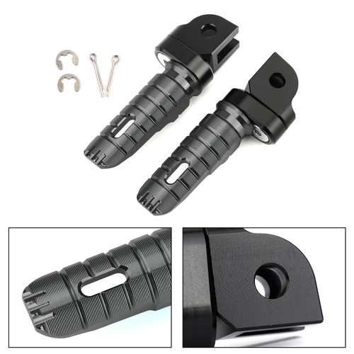 Front Footpegs Fit For SUZUKI GSX-S750 S1000 S1000F/Z 15-17 GSX-R 600 750 08-15 GSR250/S GSR250F 12-17 Titanium