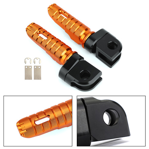 Front Footpegs Fit For KAWASAKI Z650 Z900 17-20 ER-6N 6F 09-16 ZX