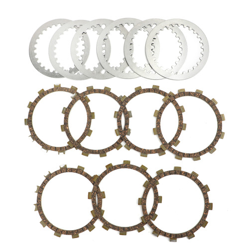 Clutch Plate Kit Fit For Yamaha TT350A (3GJ) 90-95 TT350 (ITJ) 85-89 XT350 85-95 BW350 Big Wheel 87-88