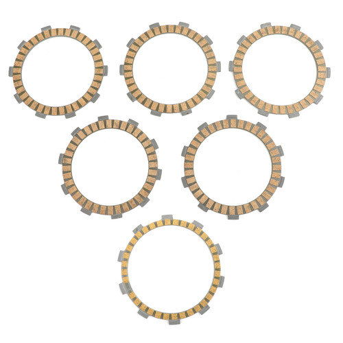 Clutch Plate Kit Fit For Yamaha ST225 (5BT) Bronco 97 TTR225 TT-R225 99-04 XT225 Serow 86-00 TTR230 TT-R230 05-14
