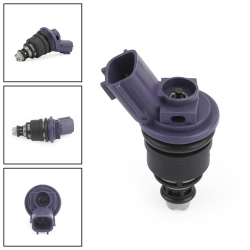 1PCS 375cc Fuel Injector 16600-67U01 Fit For Nissan 240SX/Silvia 91-98 200SX 240SX Silvia S14 S1 Fairlady Z32 Purple