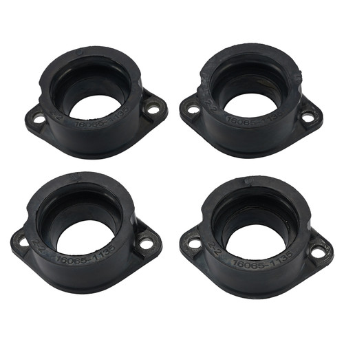 Intake Manifold Boot Joint Carburetor Carb Flange Socket Fit for Kawasaki KZ 1000 J1/J2 K1/K2 LTD M1/M2 CSR 81-82 P1-P21 Police 82-06