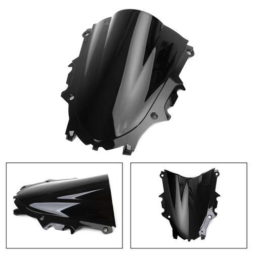 ABS Plastic Windshield Windscreen Fit For Yamaha YZF R3 19-20 Black