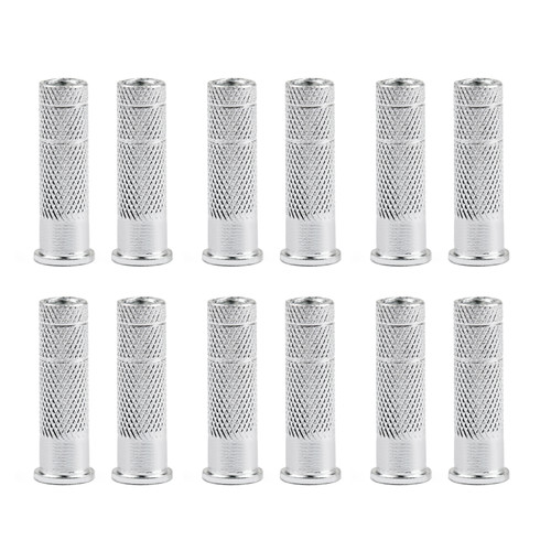 12PCS 6.2mm Aluminum Screw Arrow Inserts Adapters For Arrow Field Points US T