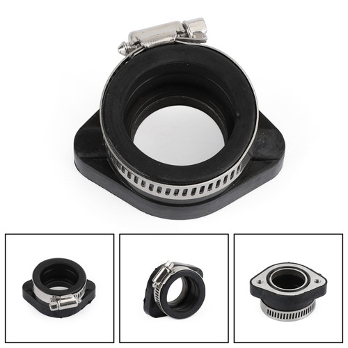 28mm Carburetor Intake Adapter Rubber Mounting Flange Manifold Fit for VM24 PE26 PE28