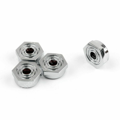 Union Jack Chrome Metal License Plate Frame Screw Bolt Cap Mini Cooper,Red