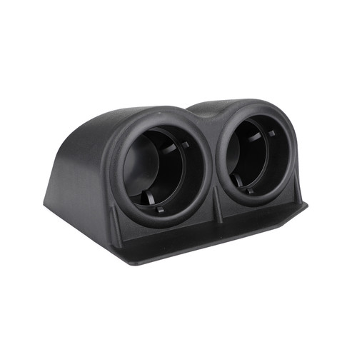 ABS Plastic Car Cup Holders Water Bottle Dual Cup Holders Fit for Corvette C5 C6 1997-2013 Black