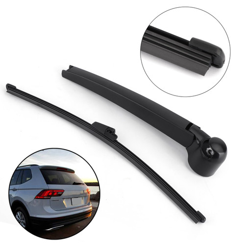 Rear Window Windshield Wiper Arm Blade Fits For VW POLO 9N BJ 2001-2009 Black