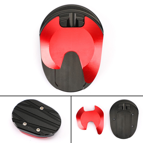 Kickstand Side Stand Extension Pad Fits For HONDA ADV 150 2019-2021 Red